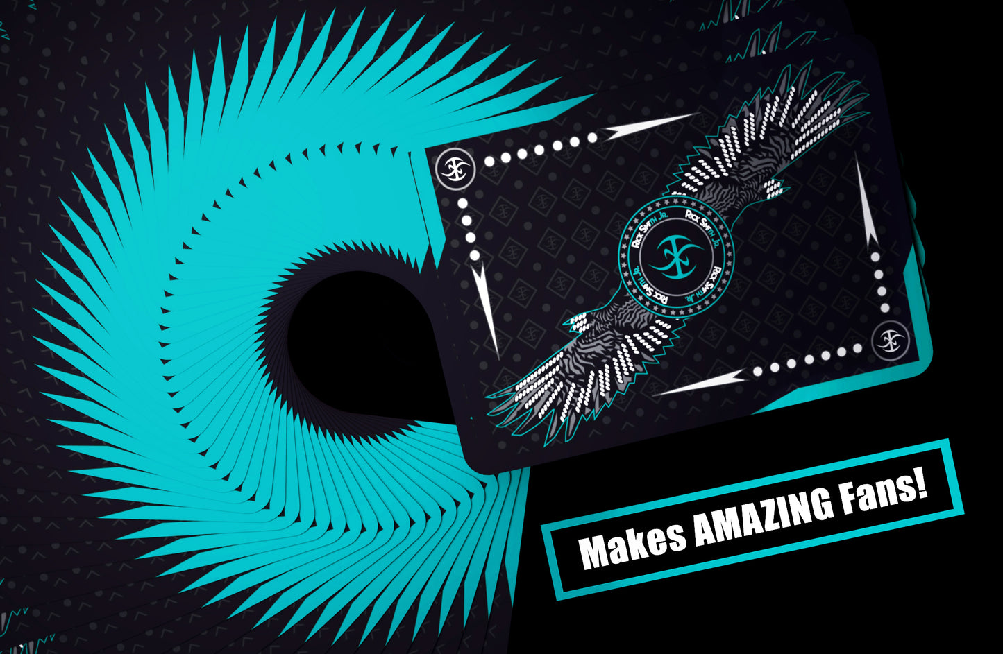 Falcon Playing Cards (Aqua Edition) with Printed Box