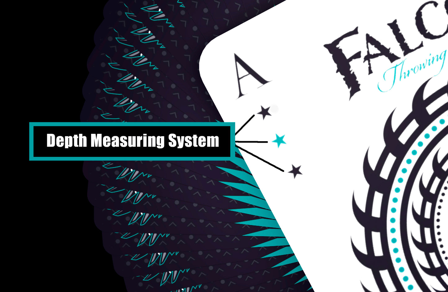Falcon Playing Cards (Aqua Edition) with Printed Box
