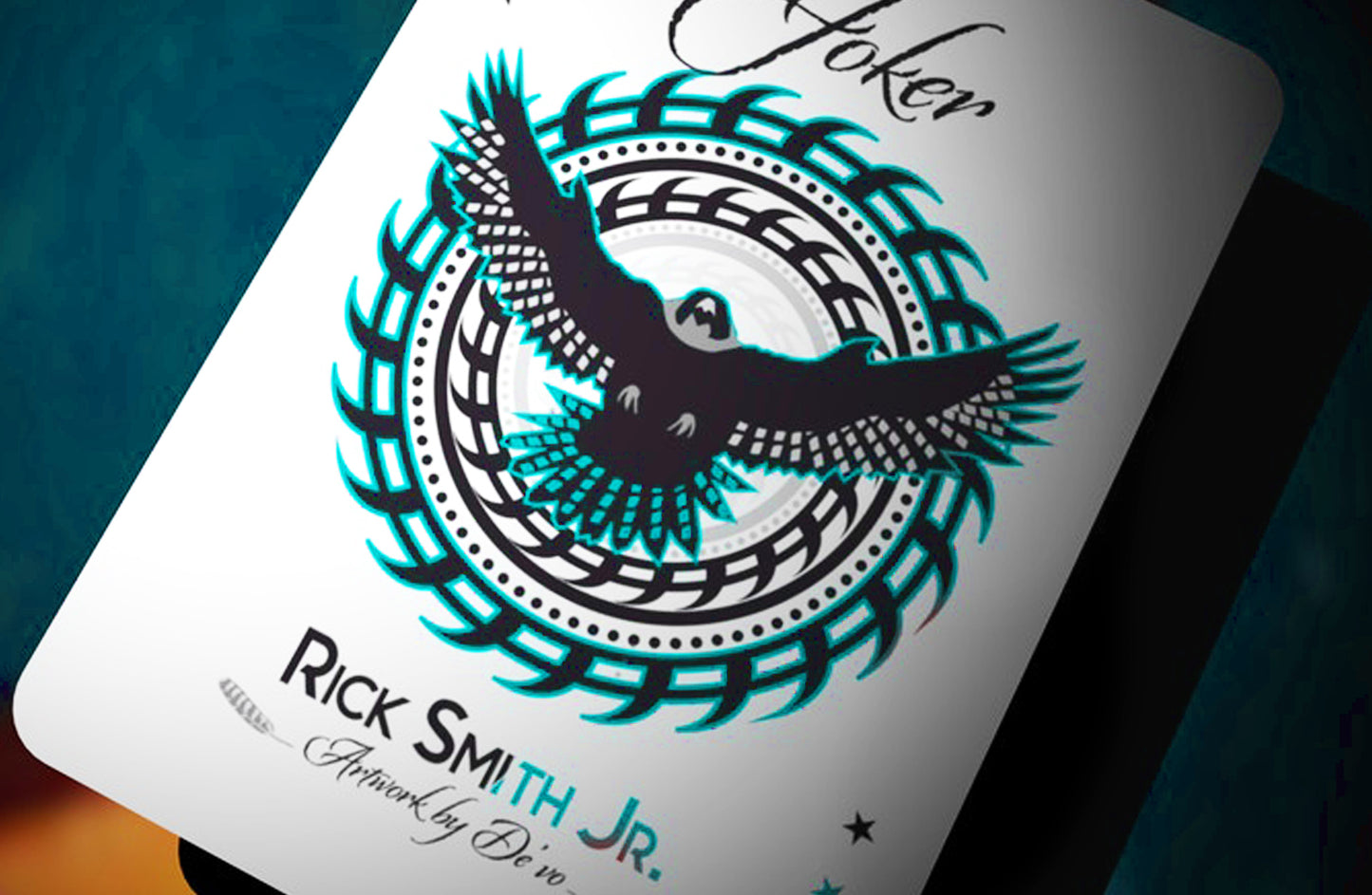 Falcon Playing Cards (Aqua Edition) with Printed Box