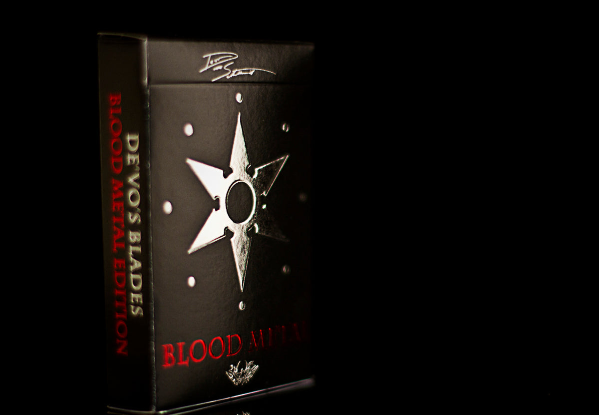 Blades Blood Metal with Silver Gilded Edges
