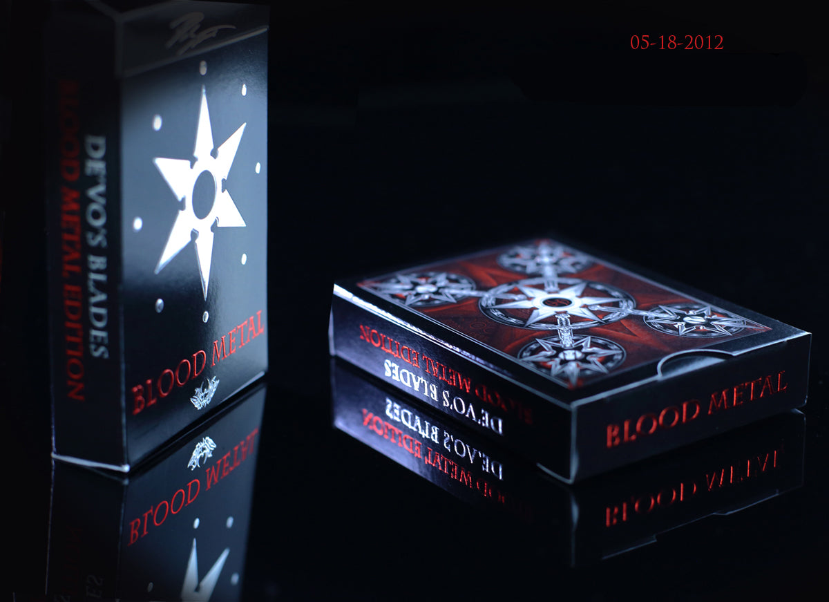 Blades Blood Metal with Silver Gilded Edges