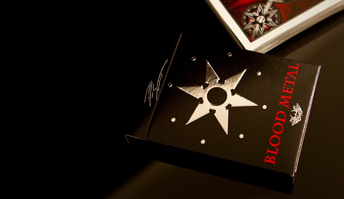 Blades Blood Metal with Silver Gilded Edges