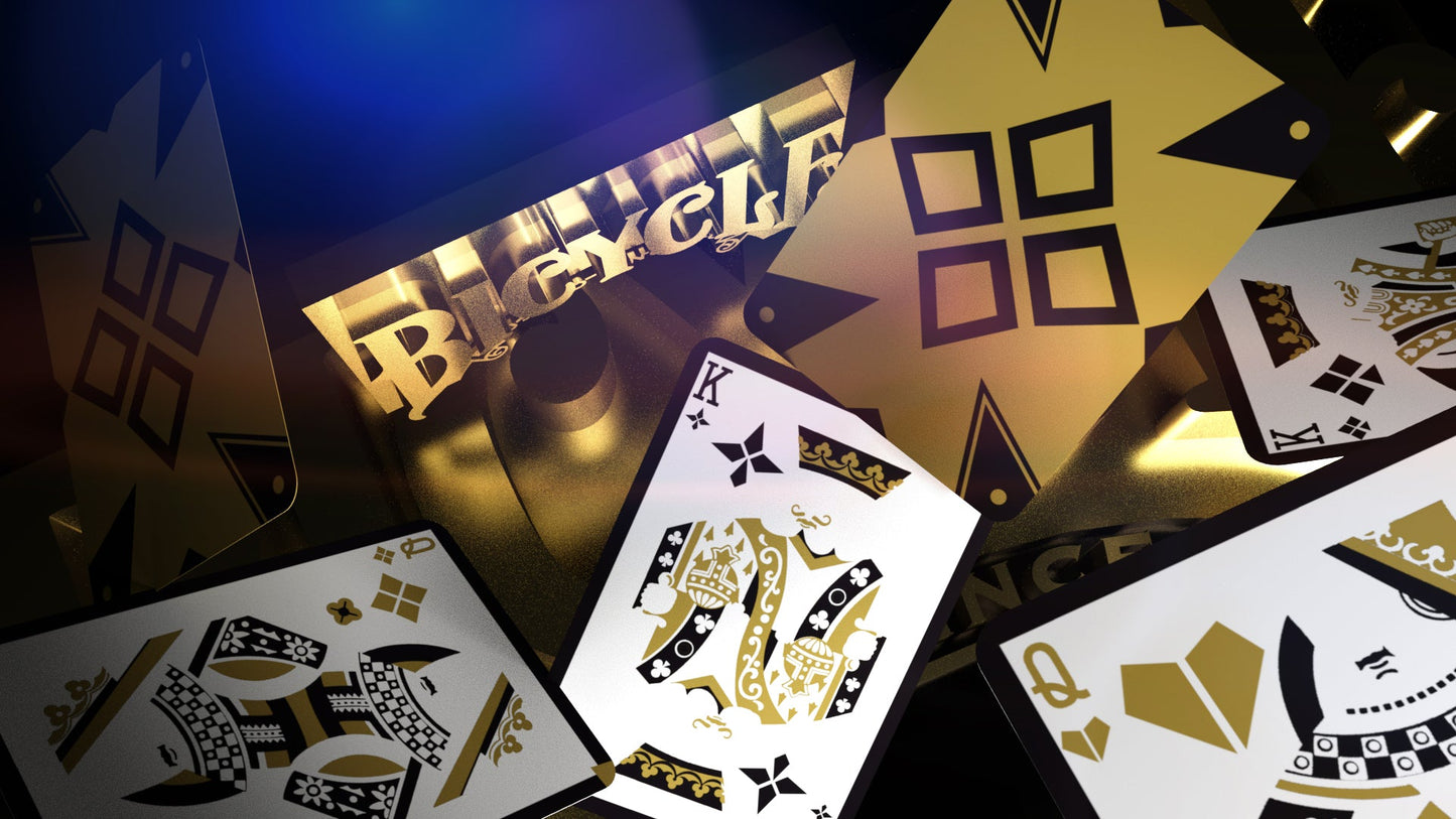 Bicycle Cardistry 5th Anniversary with Metallic Gold Printed Box