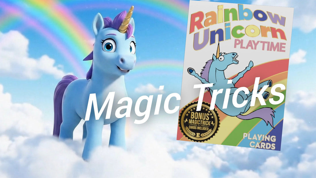 Rainbow Unicorn Play Time Trick and Fan Tutorial Videos Here