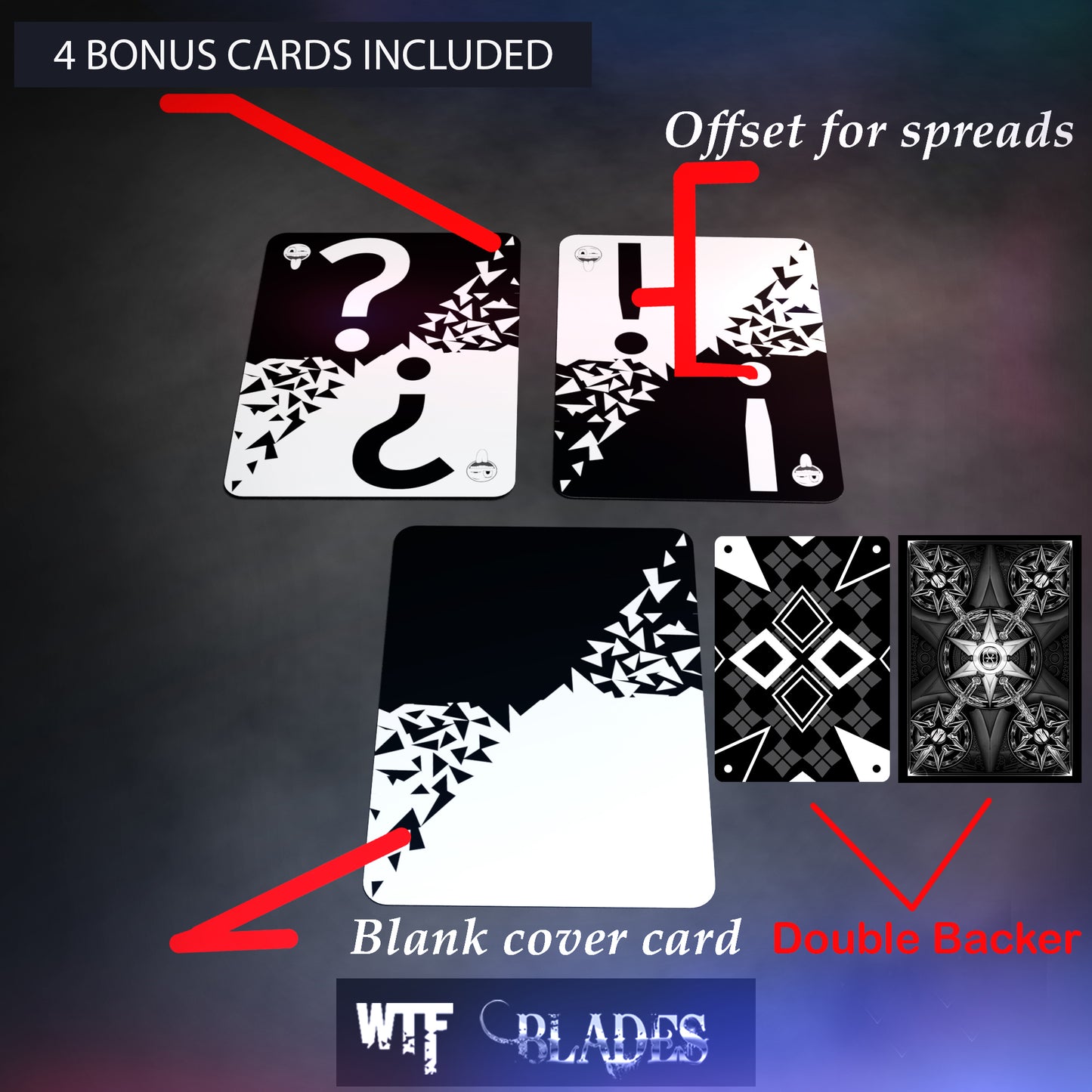 Blades WTF Spelling Deck with Printed Box
