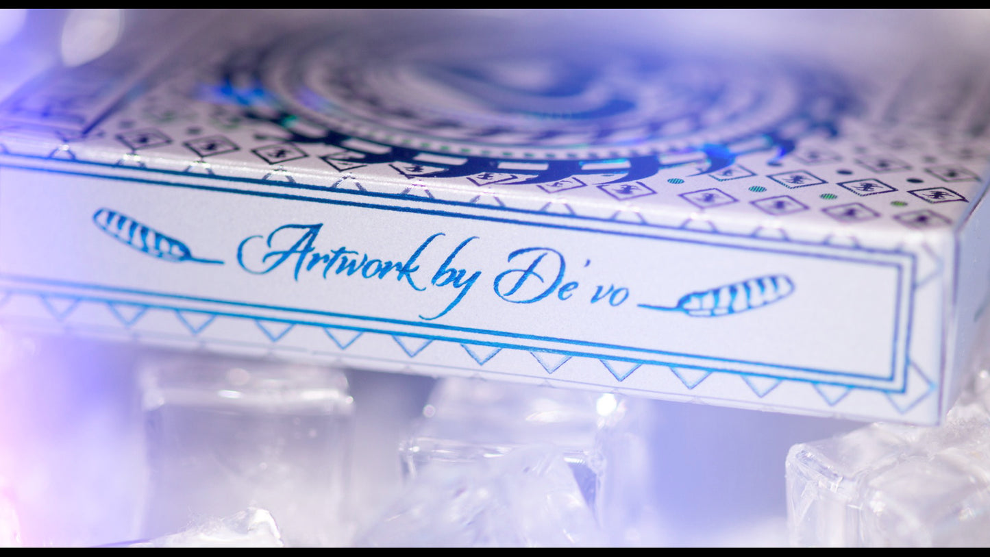 Falcon Playing Cards (Ice Edition) Dual Holographic Foil Box