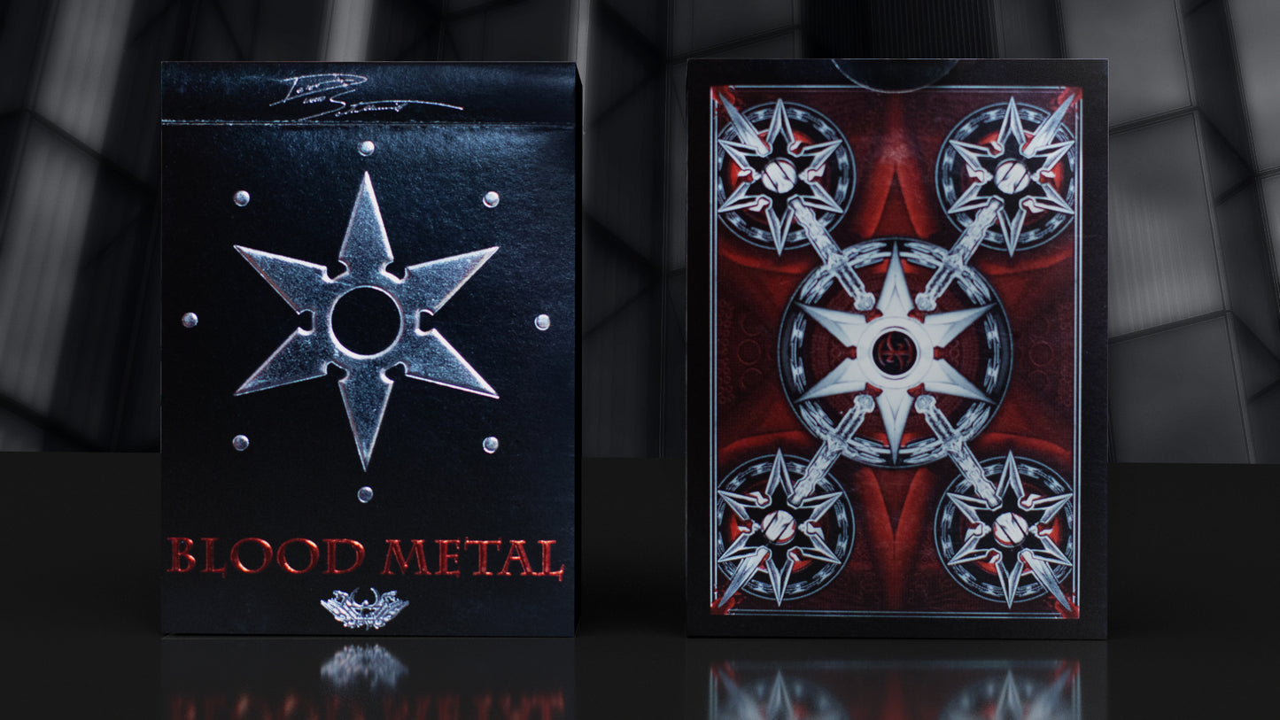 Blades Blood Metal with Silver Gilded Edges