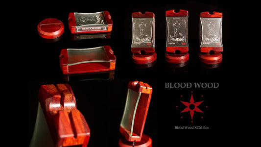 Blood Wood and Glass Card Box