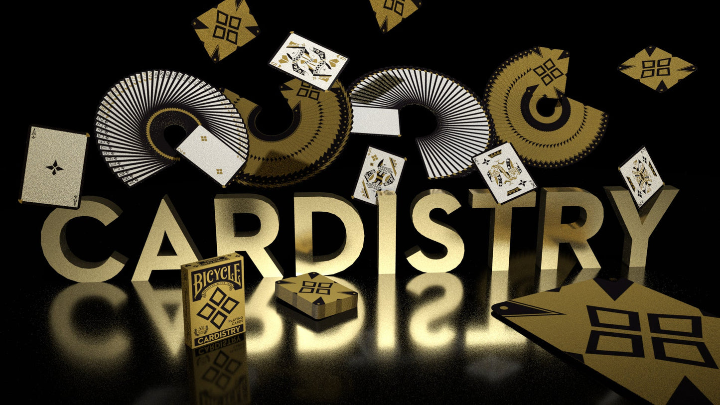 Bicycle Cardistry 5th Anniversary with Metallic Gold Printed Box