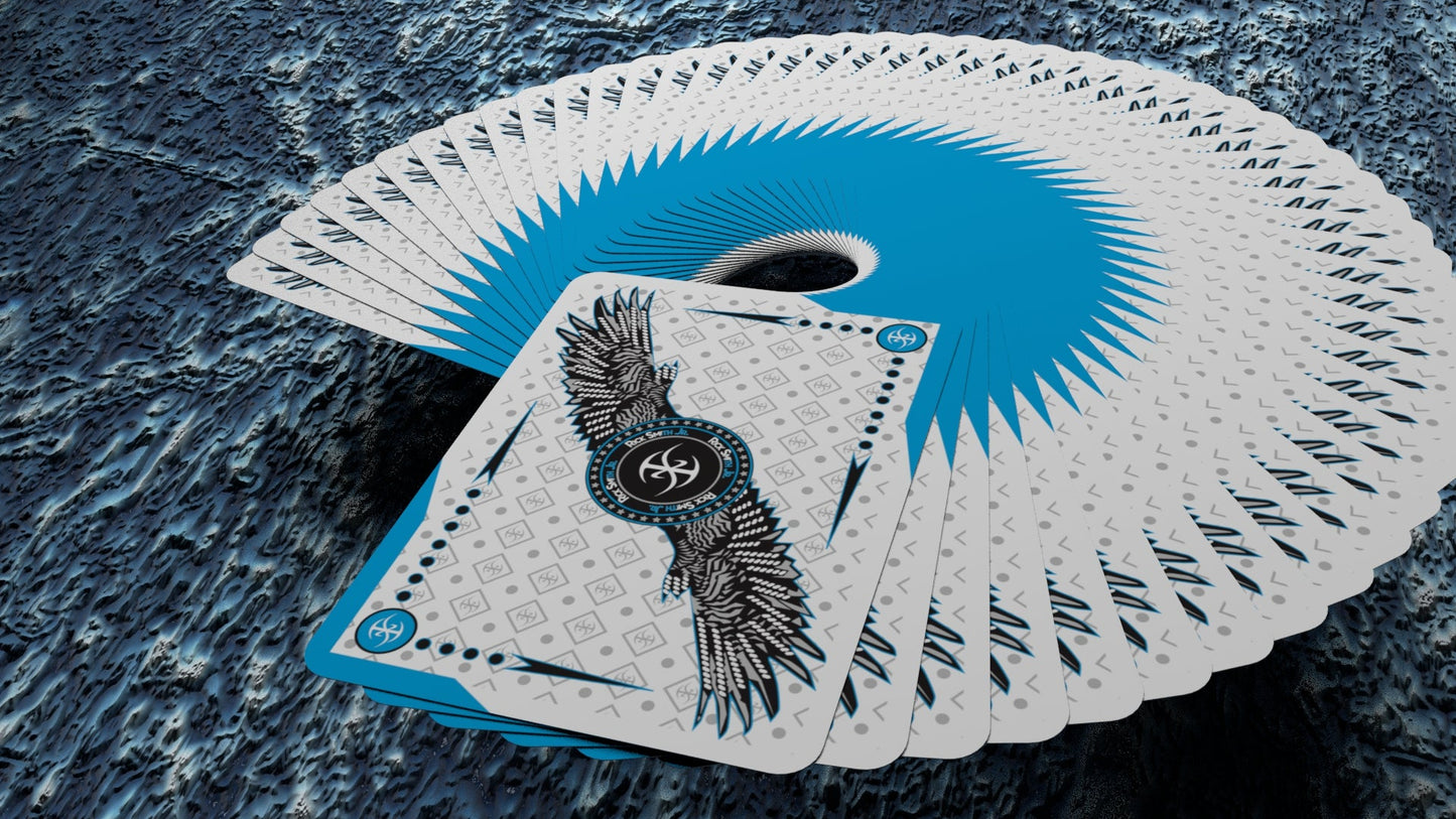 Falcon Playing Cards (Ice Edition) Dual Holographic Foil Box plus Holographic Gilding