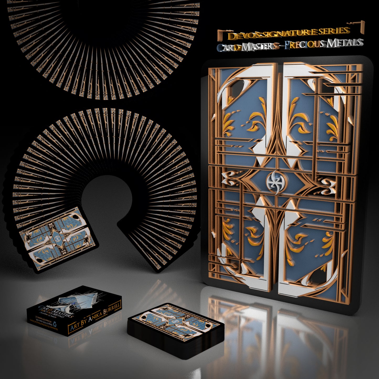 Card Masters Precious Metals Black with Printed Box