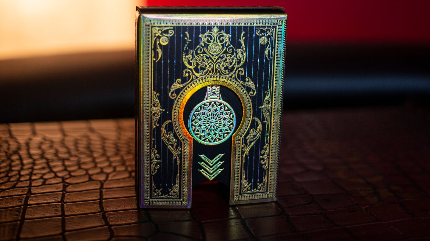 Secrets of the Key Master with Gold Holographic Foil Drawer Box