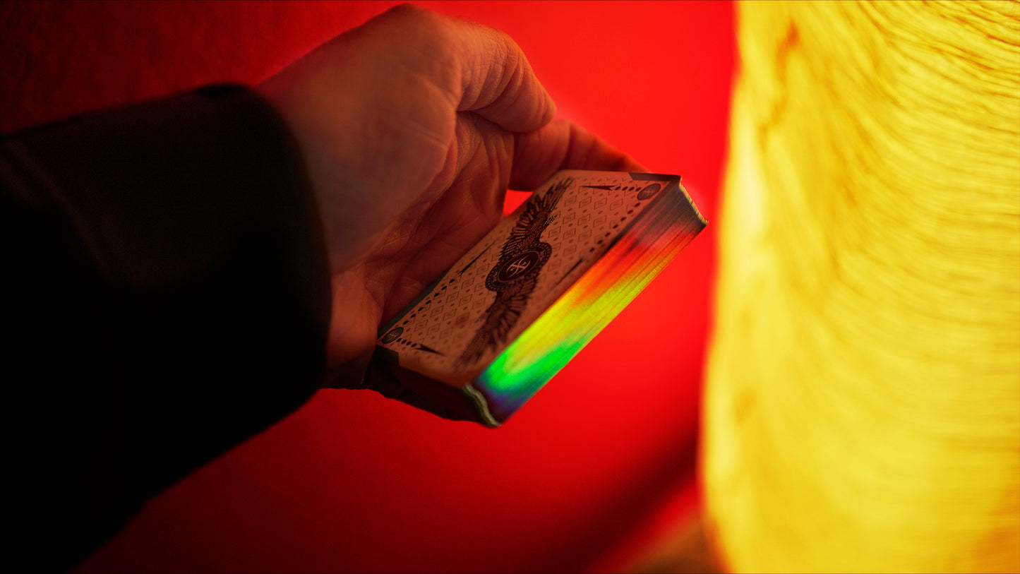 Falcon Playing Cards (Ice Edition) Dual Holographic Foil Box plus Holographic Gilding
