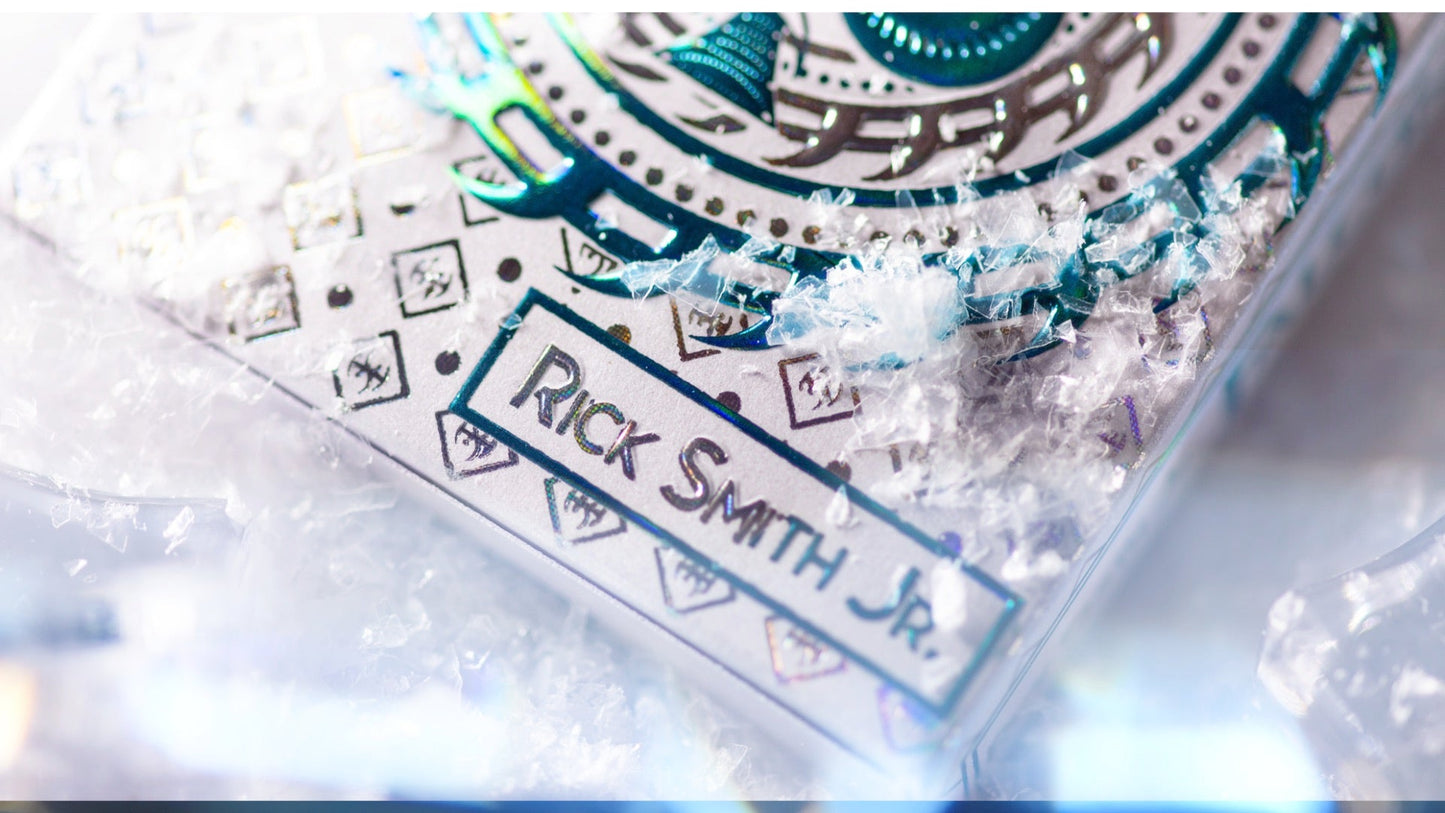 Falcon Playing Cards (Ice Edition) Dual Holographic Foil Box plus Holographic Gilding