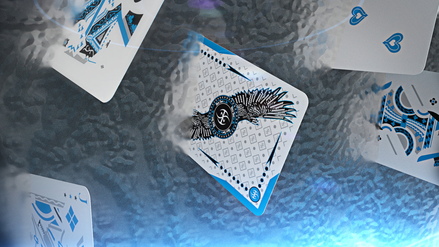 Falcon Playing Cards (Ice Edition) with Players Box