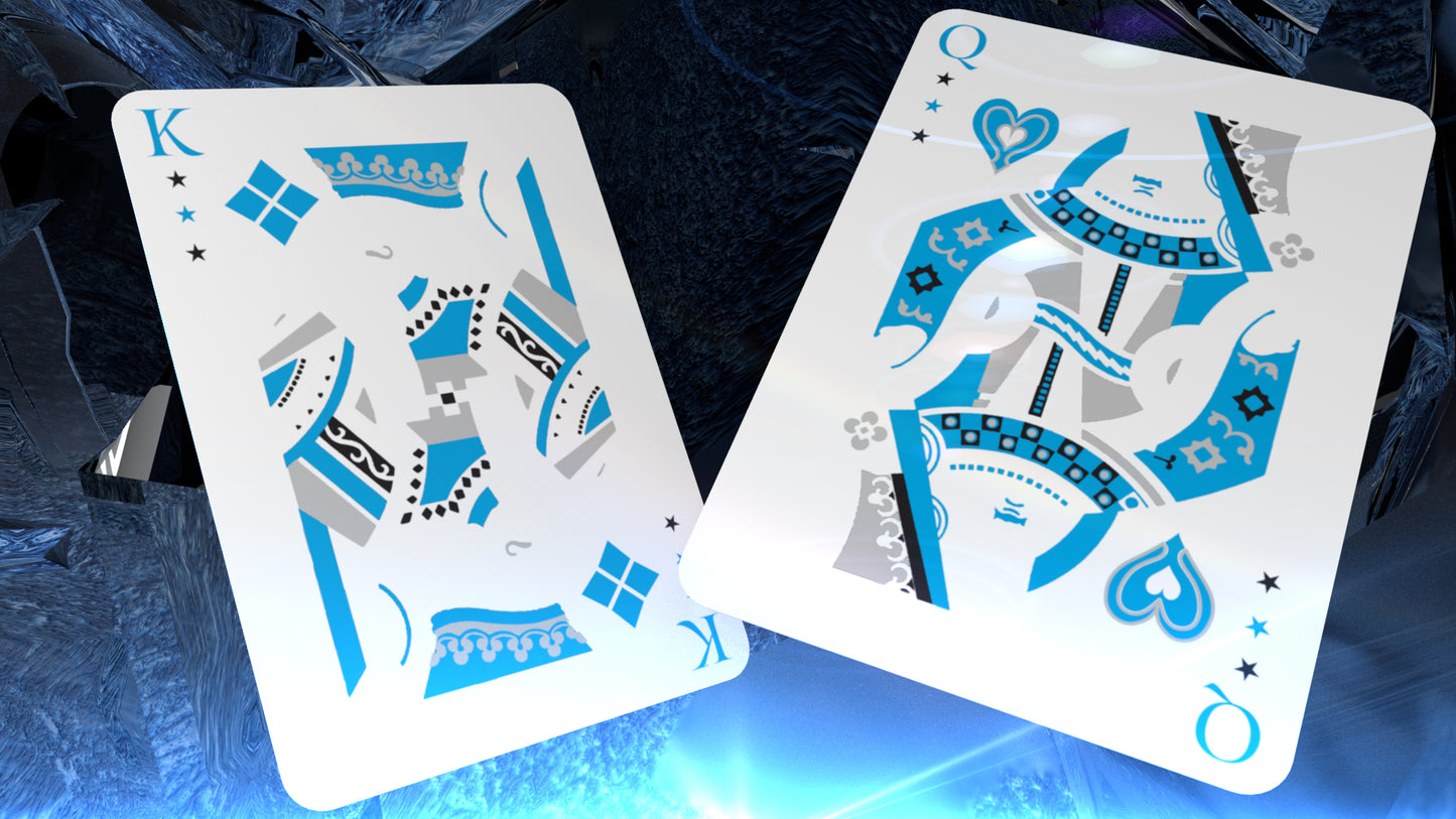Falcon Playing Cards (Ice Edition) with Players Box