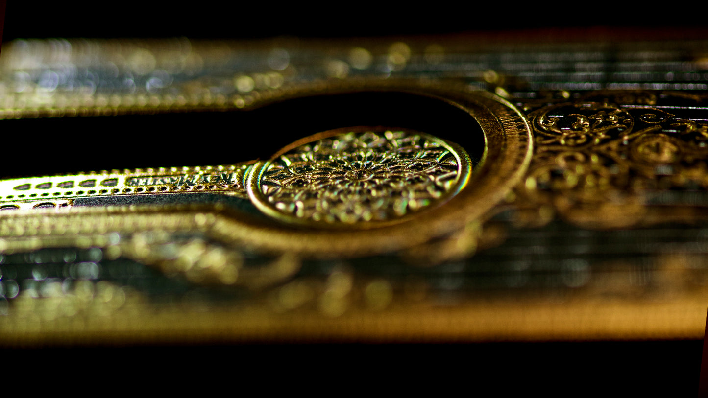 Secrets of the Key Master with Gold Holographic Foil Drawer Box