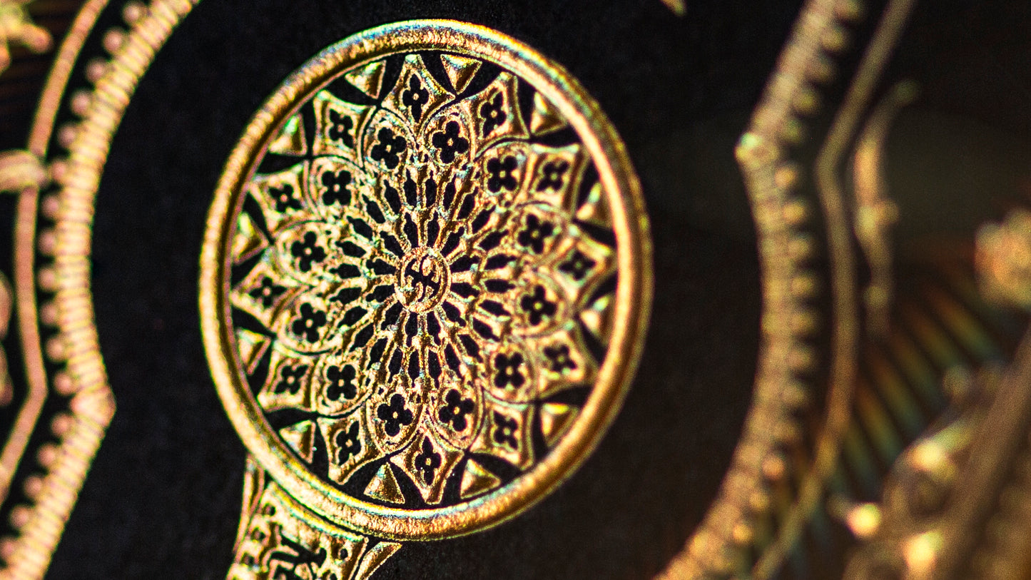 Secrets of the Key Master with Gold Holographic Foil Drawer Box