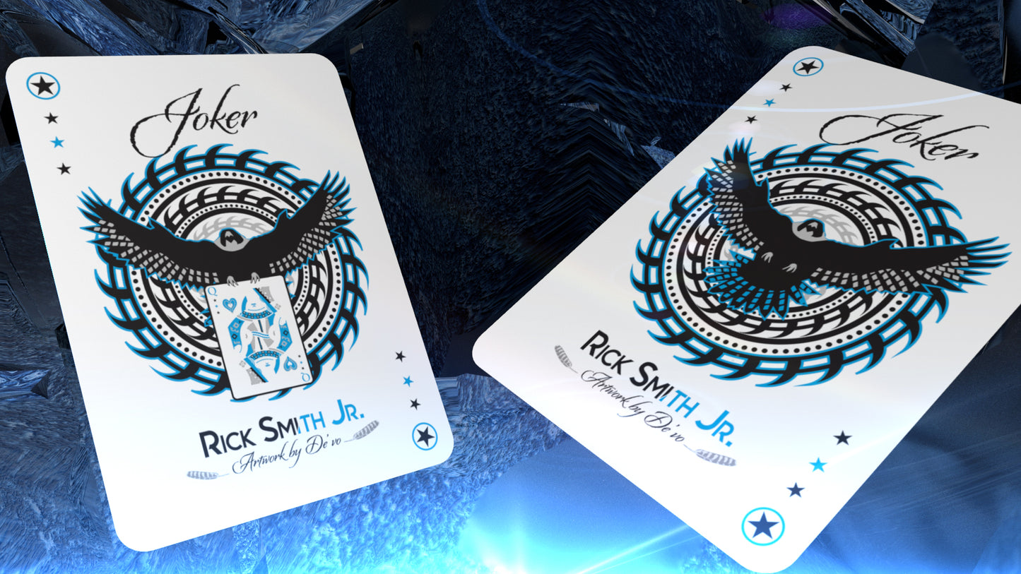 Falcon Playing Cards (Ice Edition) with Players Box