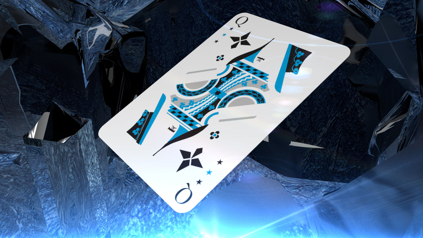 Falcon Playing Cards (Ice Edition) with Players Box