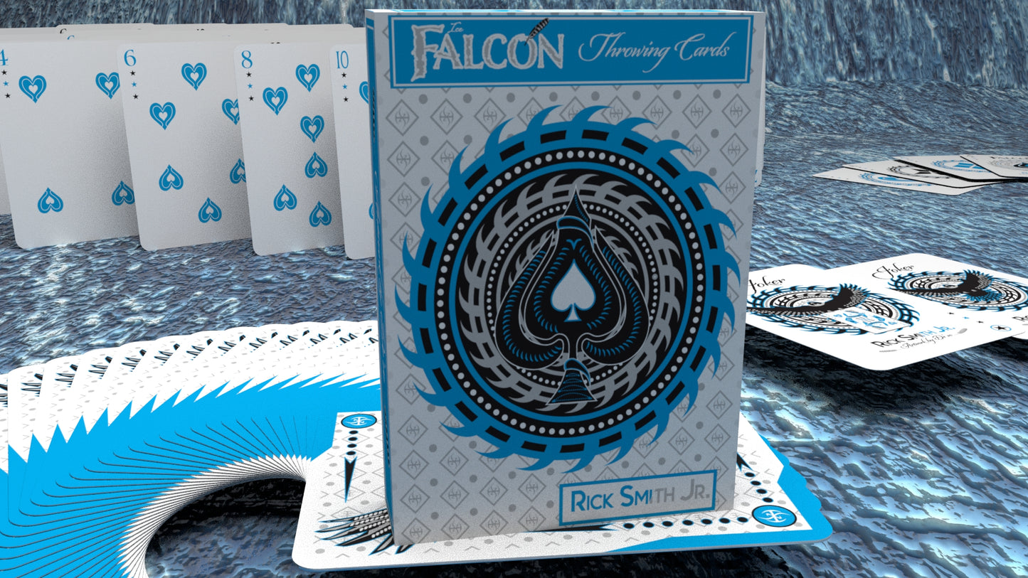 Falcon Playing Cards (Ice Edition) with Players Box