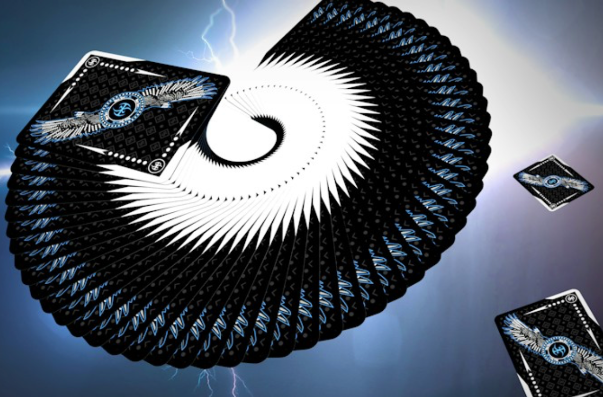 Falcon Playing Cards (Silver Edition) with Foil Box