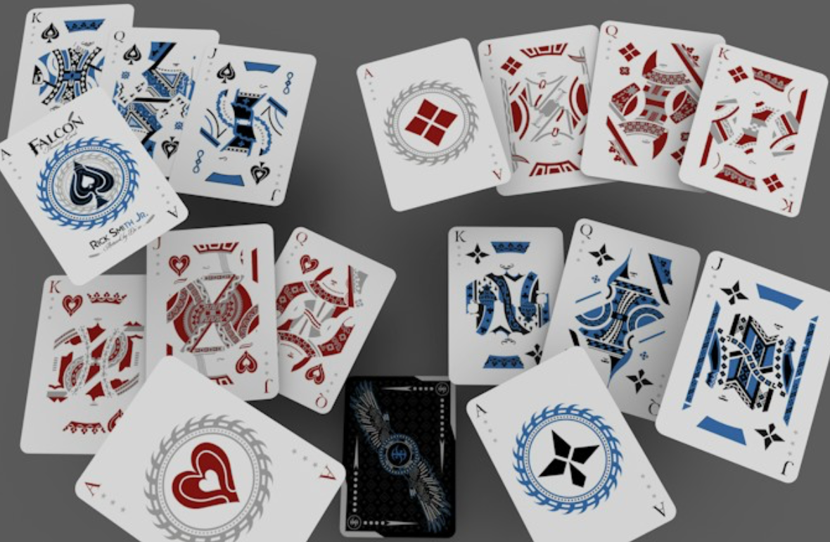 Falcon Playing Cards (Silver Edition) with Foil Box