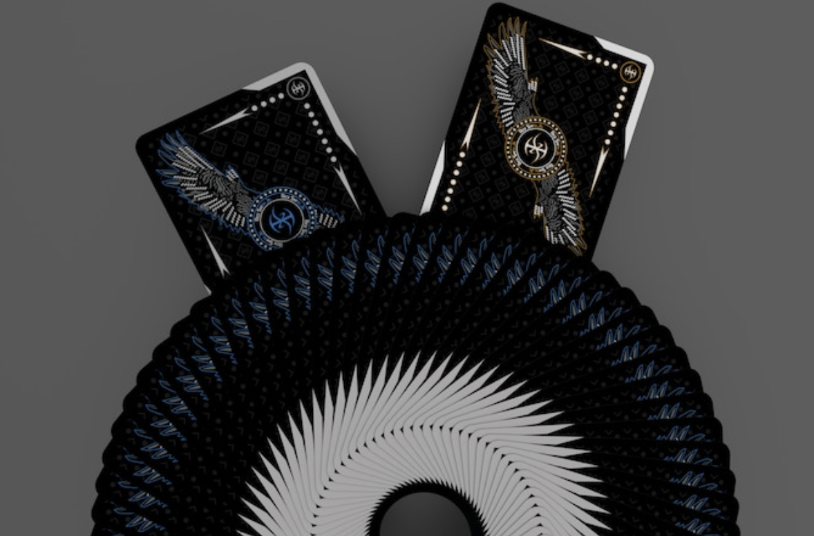 Falcon Playing Cards (Silver Edition) with Foil Box