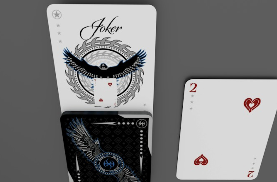 Falcon Playing Cards (Silver Edition) with Foil Box