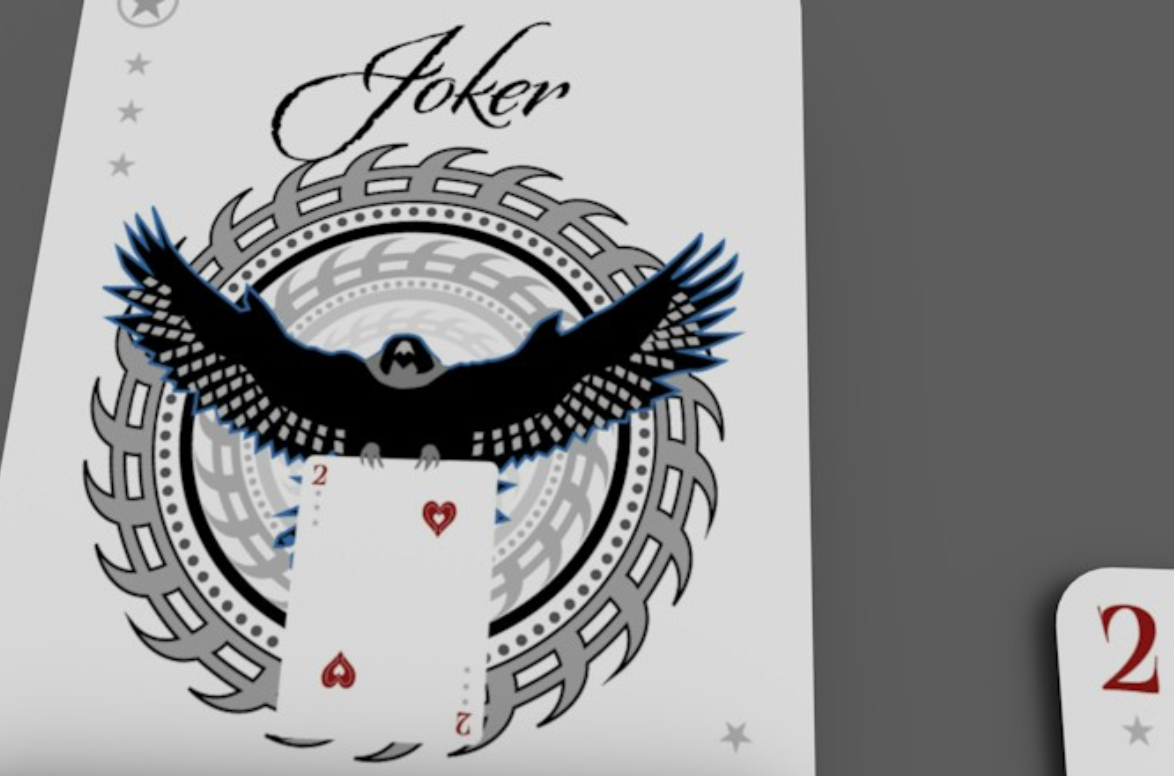 Falcon Playing Cards (Silver Edition) with Foil Box