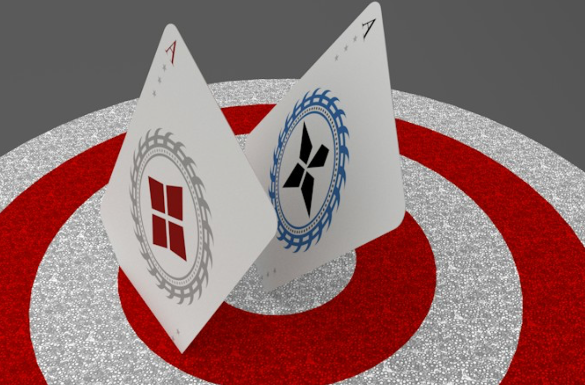Falcon Playing Cards (Silver Edition) with Foil Box