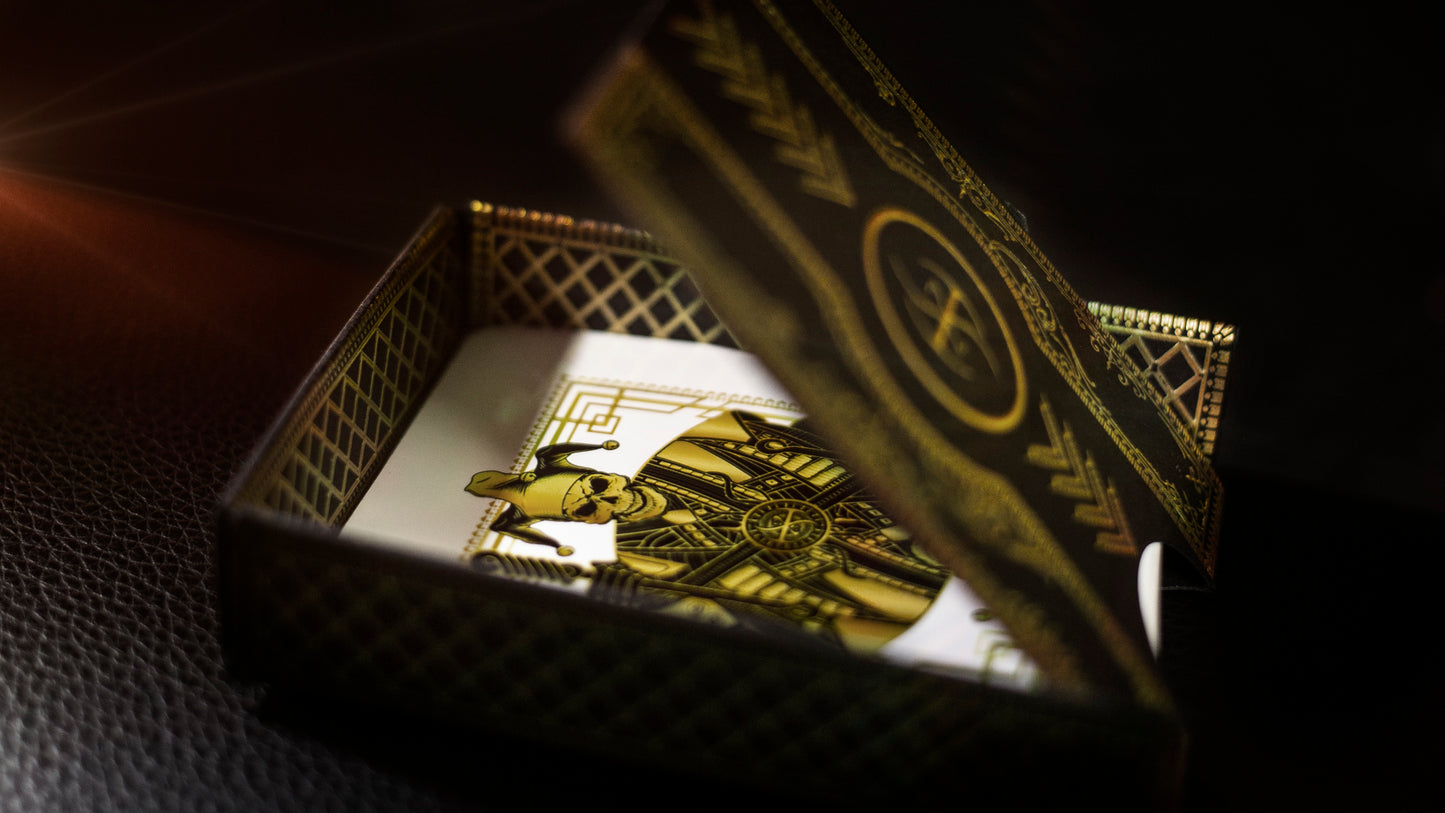 Secrets of the Key Master with Gold Holographic Foil Drawer Box