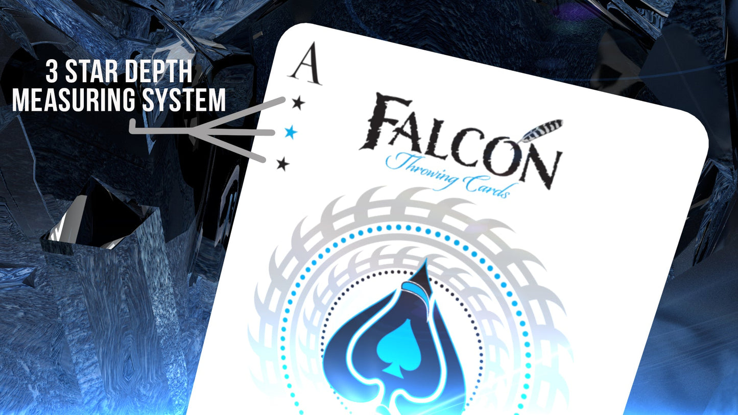 Falcon Playing Cards (Ice Edition) Dual Holographic Foil Box plus Holographic Gilding