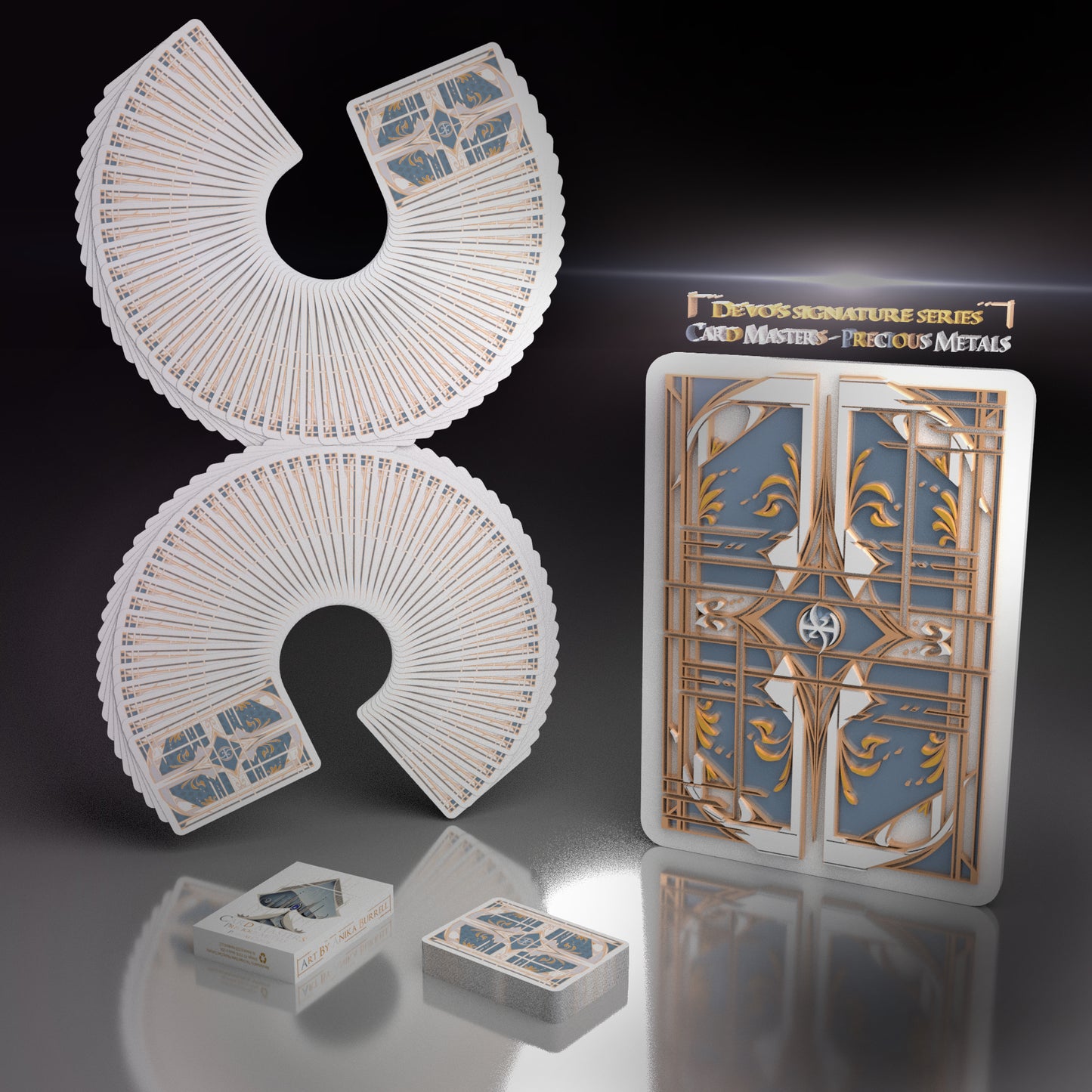 Card Masters Precious Metals White with Printed Box